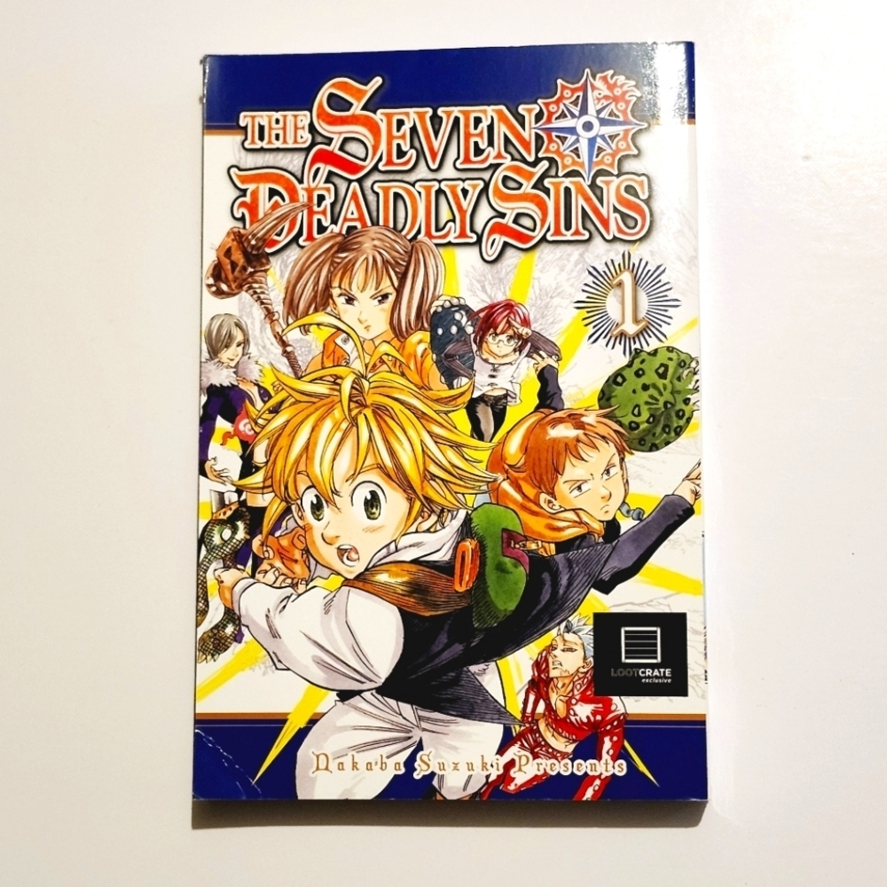 *3 for $25* Seven Deadly Sins Manga Volume 1 - Loot Crate Variant Cover - Books